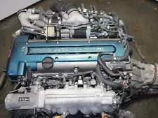 JDM TOYOTA ARISTO GS300 2JZ-GTE VVTI 3.0L TWIN TURBO MOTOR AUTO TRANS ECU 2JZ-GT