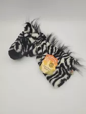 Folkmanis Zebra Stage Puppet Plush Animal Learning Toy New Tags Desert Safari