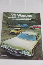 1972 Chevrolet Station Wagon Sales Brochure 72 Chevy Chevelle Suburban Vega