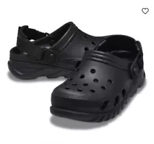 Crocs Duet Clog Black Size 12