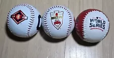 Set Of 3 Rawlings 2016 MLBPA Cleveland Indians World Series Baseballs