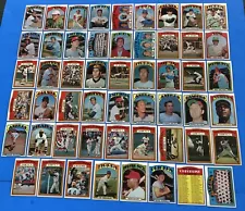 1972 Topps baseball card lot of 53 diff. Cepeda/Brock/Simmons/World Series.