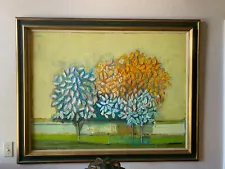 Original Oil Painting by David Adickes Famous Artist