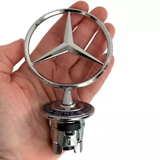 Front Hood Emblem Star Mercedes S350 S450 S500 S560 S550 S600 S55 S63 AMG (For: 2004 Mercedes-Benz S500 4Matic)