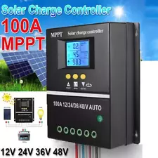 5000W 100A MPPT Solar PV Regulators USB 12V 24V 36V 48V Solar Charge Controller