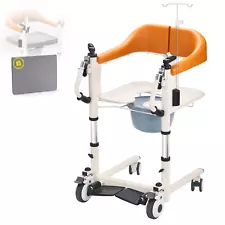 Patient Lift Wheelchair Portable Transfer Lifter Shower Chair for Elderly Living