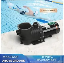 1.5HP In-Ground Swimming Pool Pump Motor Strainer Replacement For Hayward Pump