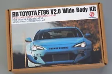 Hobby Design Hd03-0545 1/24 Rb Toyota Ft86 V2.0 Wide Body Kit Detail Upset For T