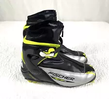 Fischer RC 5 Combi Cross Country Ski Boot Men's EU 39 Black Silver Yellow US 7