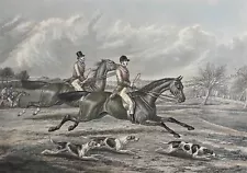 Hunting with hounds The good and the bad style Alken and Harris 1859 dogs