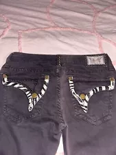 Robins Jeans Zebra Long Flaps