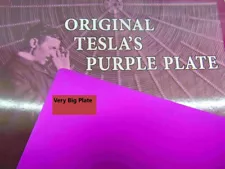 Nikola Tesla The Biggest Purple Plate Ideal for the house, rooms, garden..