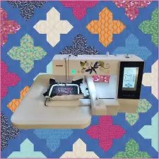 Janome Memory Craft MC500E Embroidery 864AU - With Accessories - Serviced!