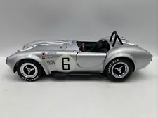 1/18 Kyosho 1966 Shelby Cobra 427 S/C Racing Silver #6 jm # 08041S NO BOX READ!