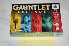 Gauntlet Legends (N64 Nintendo 64) NEW SEALED V-SEAM, MINT CASE FRESH, RARE!