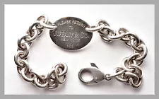 Tiffany & Company .925 Sterling Silver Bracelet 7 Inches 27.5 Grams