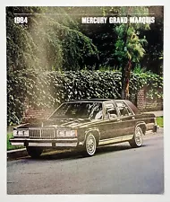 1984 Mercury GRAND MARQUIS Dealer Sales Brochure