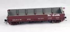 Blackstone Models #B340564 Drop Bottom Gondola D&RGW #830 1/87 HOn3 Scale