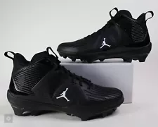 Nike Jordan Force Savage Pro 3 Black Football Cleats Size 14-15 (FJ4971-001)