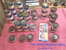 Large Lot Vintage K&B Super Poxy “Matched Finish System” Epoxy Paint 37 cans