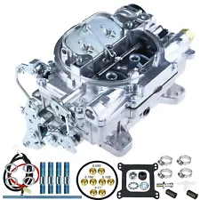 4 Barrel Marine Carburetor Replace Edelbrock 1409 Electric Choke Carb 600 CFM