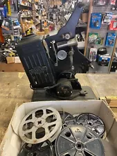 Vtg 1920's Keystone Movie Projector 748 W Film Reels 16mm Antique Camera