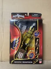 Power Rangers Mystic Force Mystic Morpher New Lights & Sounds Black Gold 2006