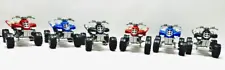 ATV Motorcycle Toys Pull Back 3 Different Colors Kids Fun Four Wheelers Set of 6