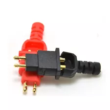 1 Pair Headphone Headset Upgrade Connector Plug for Sennheiser HD580,HD600,HD650