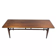 Vintage Mid Century Lane Acclaim Dovetail Walnut Coffee Table