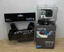 GoPro HERO4 Action Camera - Silver CHDHY401 With Chest Harness Bundle New Sealed