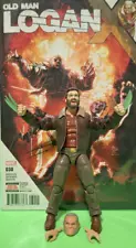 Marvel Legends WOLVERINE / LOGAN *CUSTOM* HUGH JACKMAN +COMIC OLD MAN LOGAN # 30