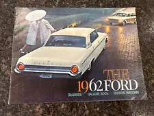 1962 FORD Automobile, Car Sales Brochure, Pamphlet. Galaxie