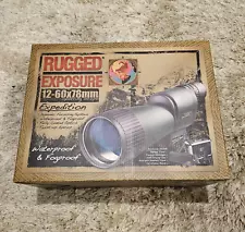 Rugged Exposure 12-60X78 Zoom 12X Spotting Scope New