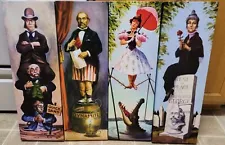 Haunted Mansion Custom Stretching Room Portraits 8x24 Inches Set Of 4