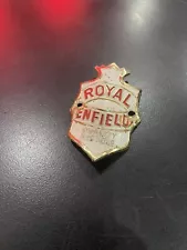 VINTAGE ROYAL ENFIELD BICYCLE HEAD TUBE BADGE