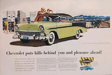 1956 Bel Air Sports Coup 225 Horse Power Engine Chevrolet Vehicle