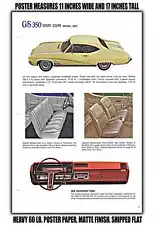 11x17 POSTER - 1968 Buick GS 350 Sport Coupe