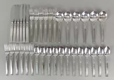 36 Pc. Nobility Silver Plate "WIND SONG" Service for 6 Flatware Set, NEVER USED