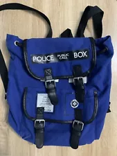 Doctor Who Tardis Buckle Shoulder Bag Purse Dr Who POLICE BOX Backpack Rucksack