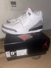 Air Jordan 3 White Cement 88 2013 Sneaker Size 9.5 Tried On Vvvnds Rare