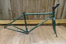 2004 Trek 520 Touring frame 17" Tru Temper OX tubing DB Steel Rainforest Green