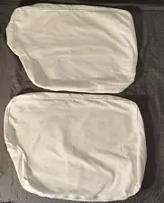 2 Ikea Ektorp Loveseat Back Cushion Slipcovers, Blekinge White. Art # 800.475.98