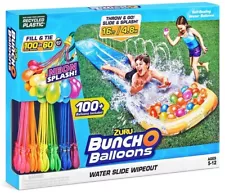 Zuru Bunch O Balloons Water Slide Wipeout With 100 Neon Water Balloons Play Gift