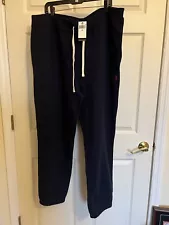 Polo Ralph Lauren Mens Fleece Classics Sweatpants Joggers Pants XLT Navy Blue