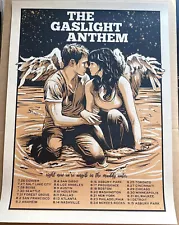 GASLIGHT ANTHEM Summer 2024 Tour Print Poster . REPRINT