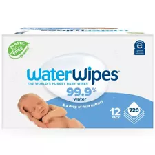 WaterWipes Plastic-Free Original Water Baby Wipes - 720ct