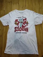 Rick and Morty McDonalds Szechuan Sauce T-Shirt I Want That Dipping Sauce Medium