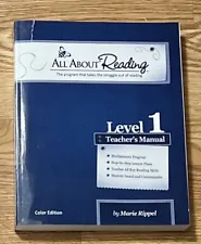 All About Reading Level 1: Teacher's Manual (Color Edition) NEW- Read