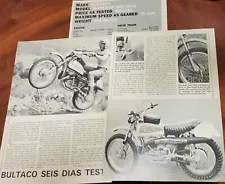 Bultaco Matador 6 Days 5pg Test Article